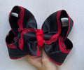 spooky red and black