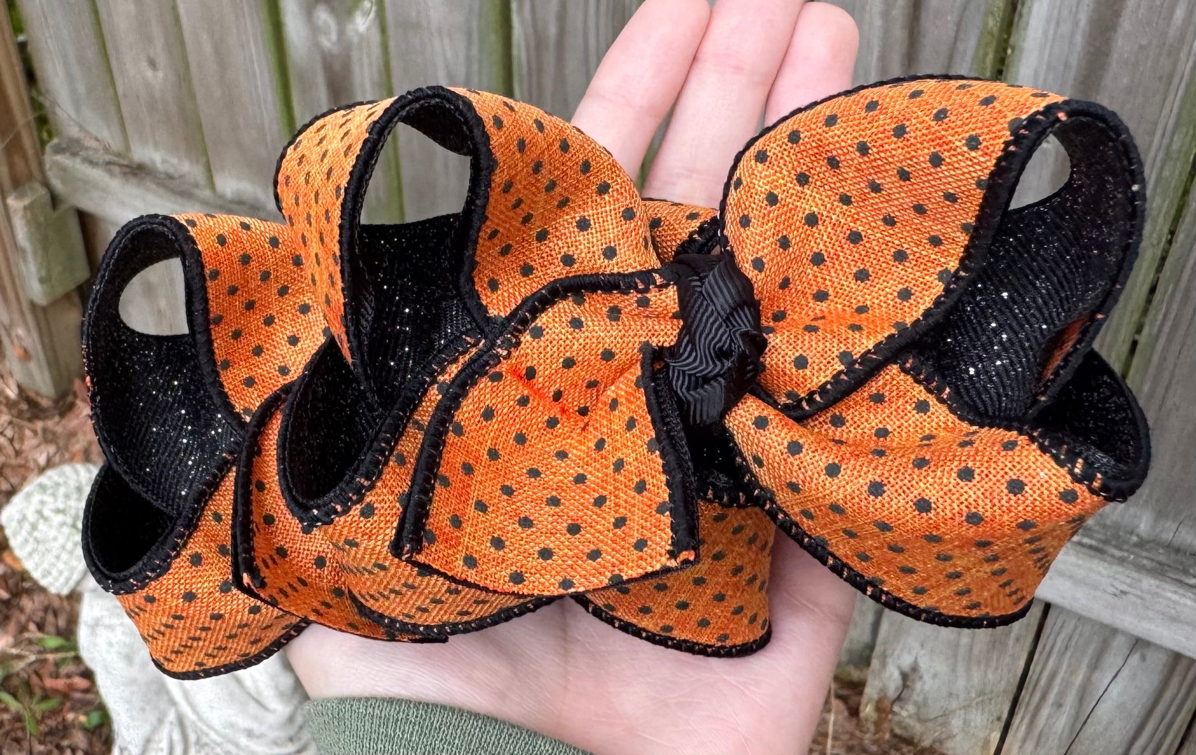 Orange Bitty Dot Piggies