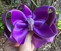 Purple Satin Piggies